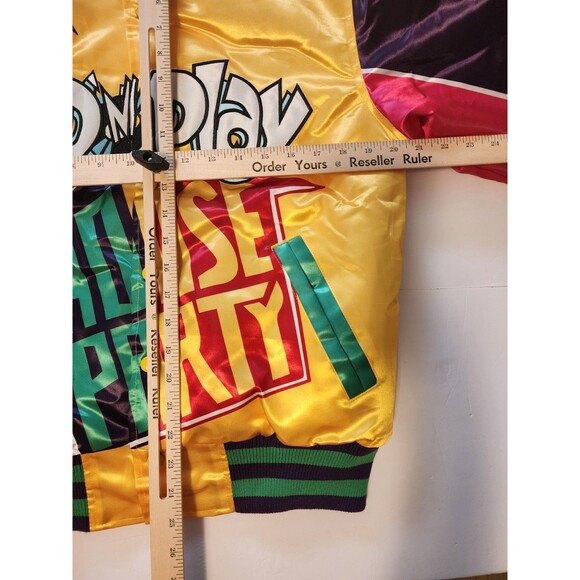 Headgear Classics Bomber Jacket Mens XS Colorblock Kid 'N Play House Party 1990s - Picture 10 of 11